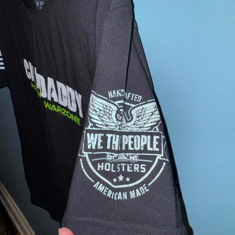 Call of Daddy Black Graphic Tee - Picture 4 of 6